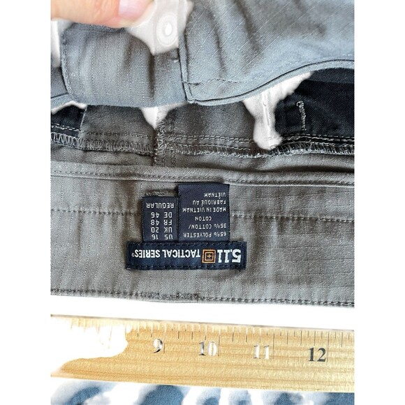 5.11 Tactical Pants Womens Size 16 Stryke Cargo Pant Grey Security Stretch - Picture 9 of 14
